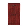 Alera 15.63 in W 2 Drawer File Cabinets, Mahogany, Letter/Legal ALEVA542822MY